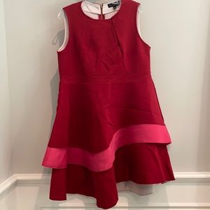 ELOQUII Red and Pink Dress